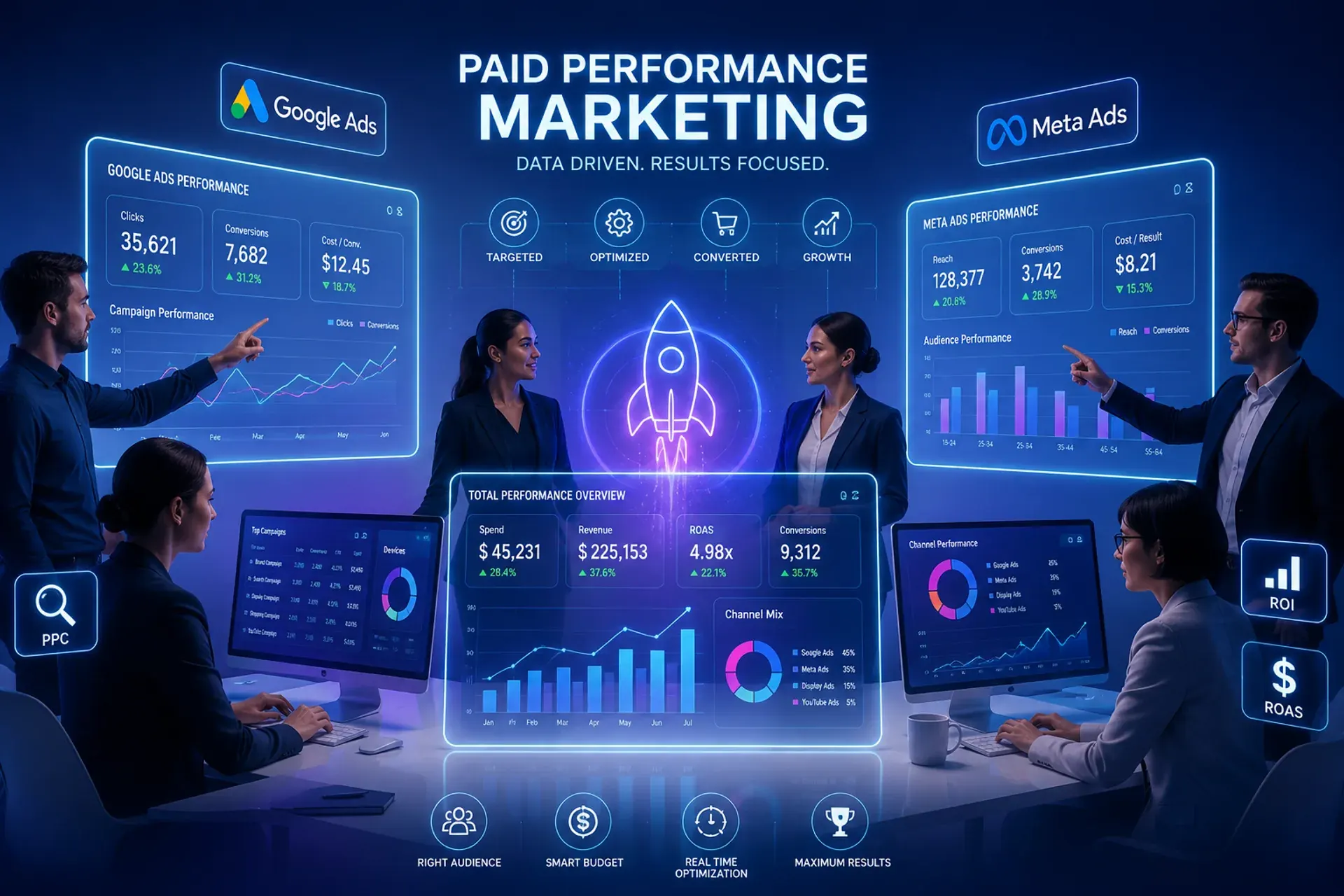 P2PClouds Paid Performance Marketing Service in Lahore